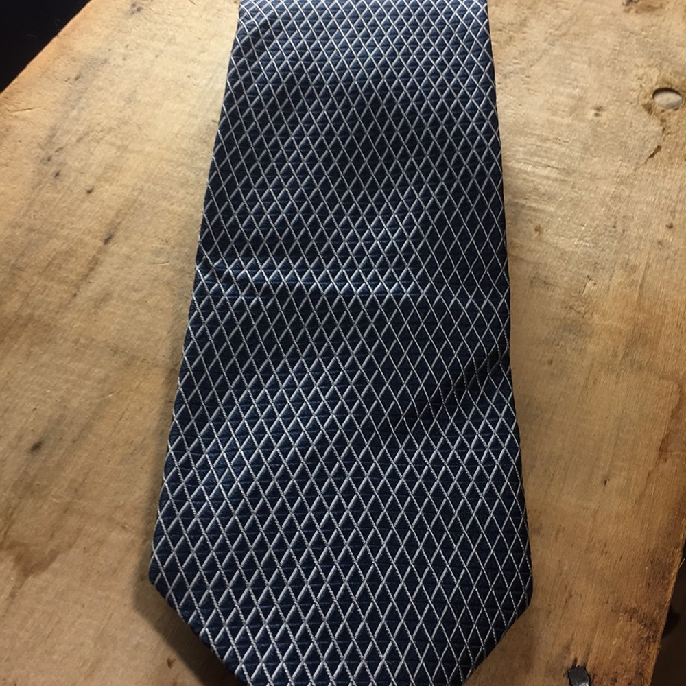 Land’s End Navy Patterned Neck Tie